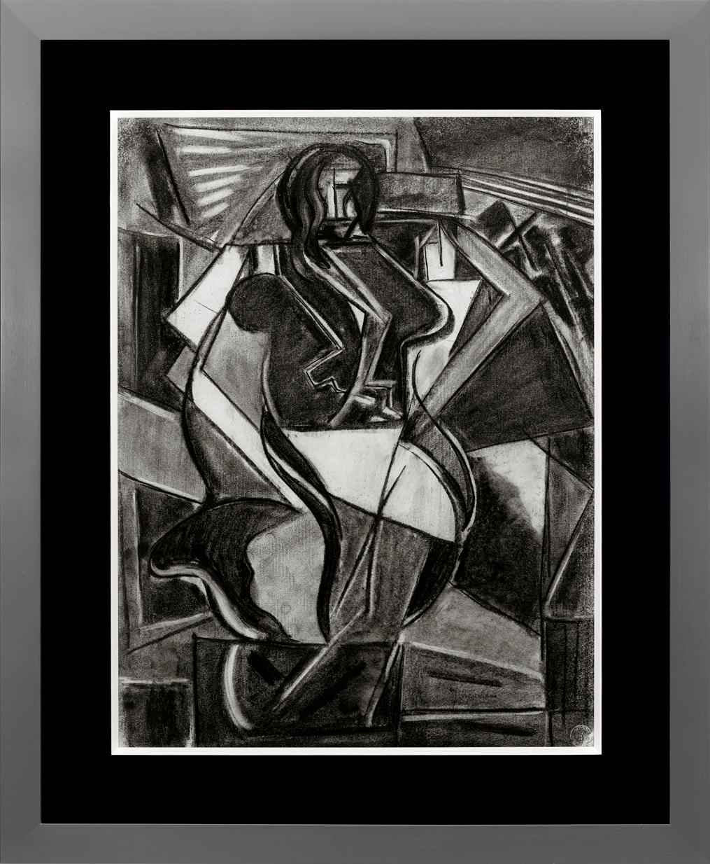 Joseph Meierhans Abstract Drawing - "Modern Woman"