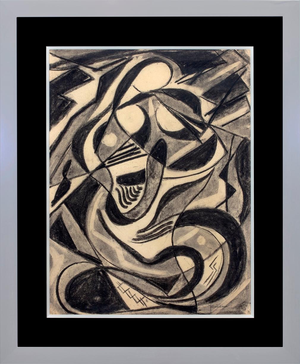 Joseph Meierhans Abstract Drawing – ""Dancer""