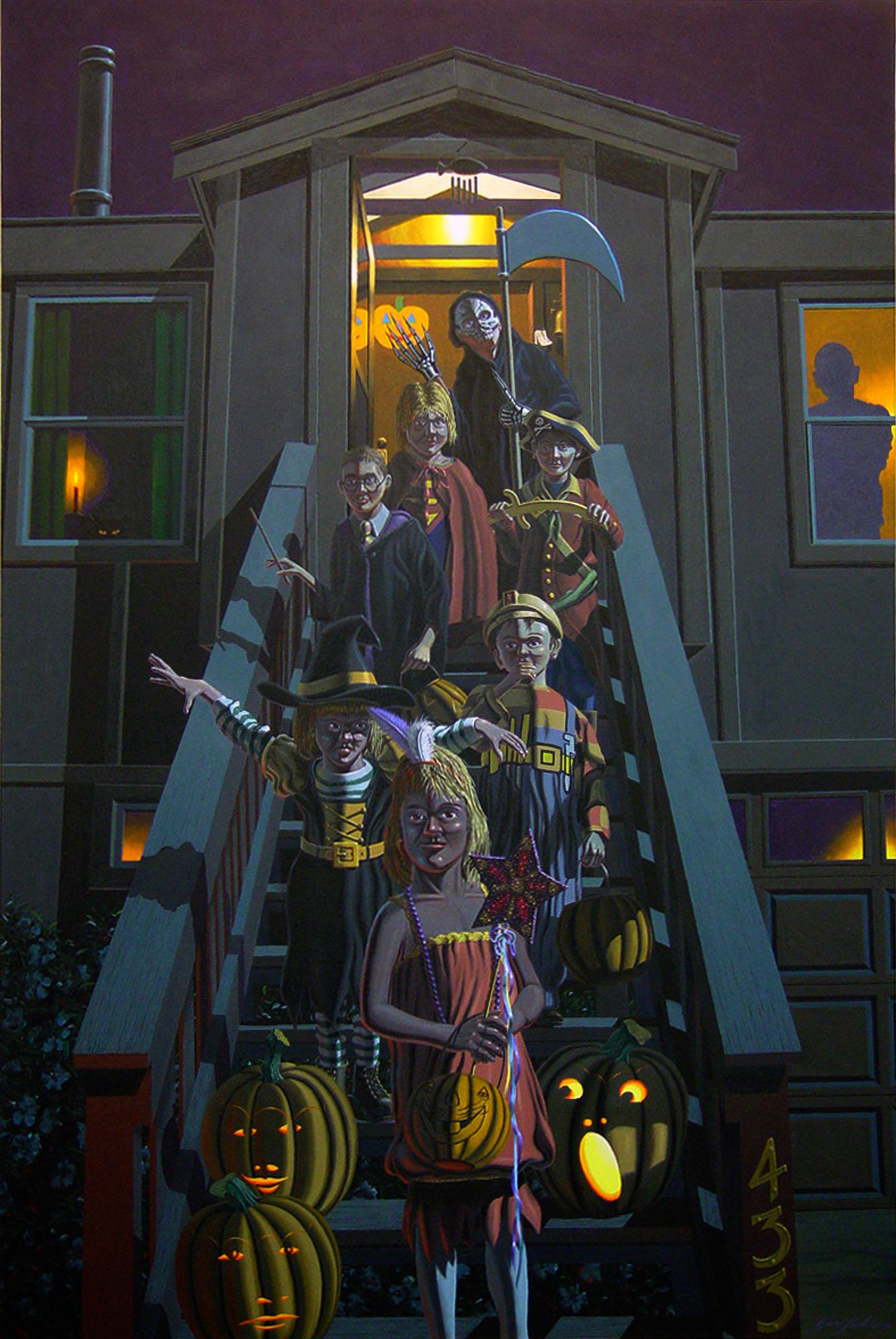 Figurative Painting di James Torlakson - Halloween