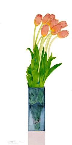 'Tall Tulips' bespoke watercolor