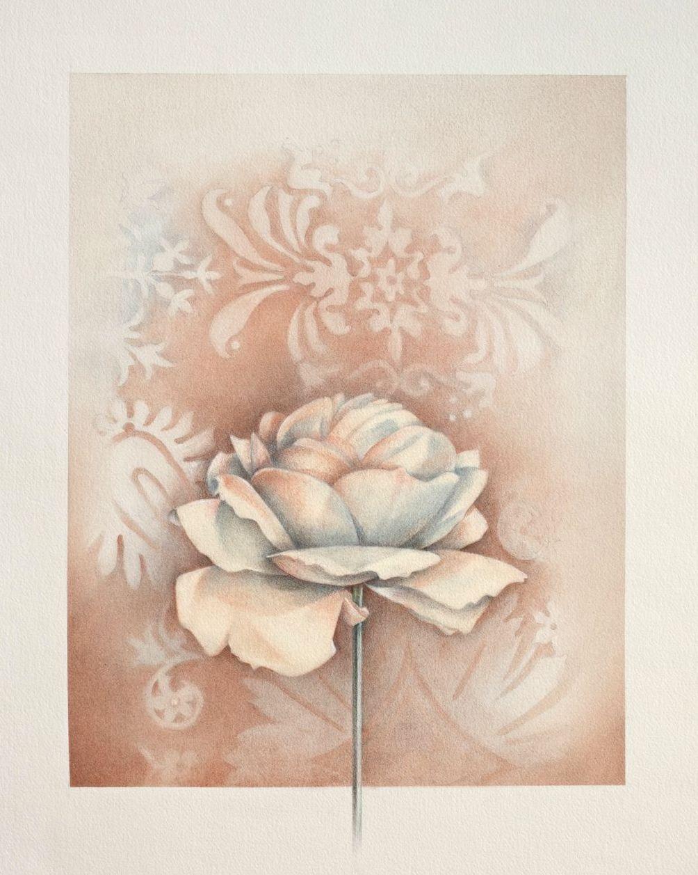 Susan Manchester  Interior Art – Zeichnung von Fortuny Rose