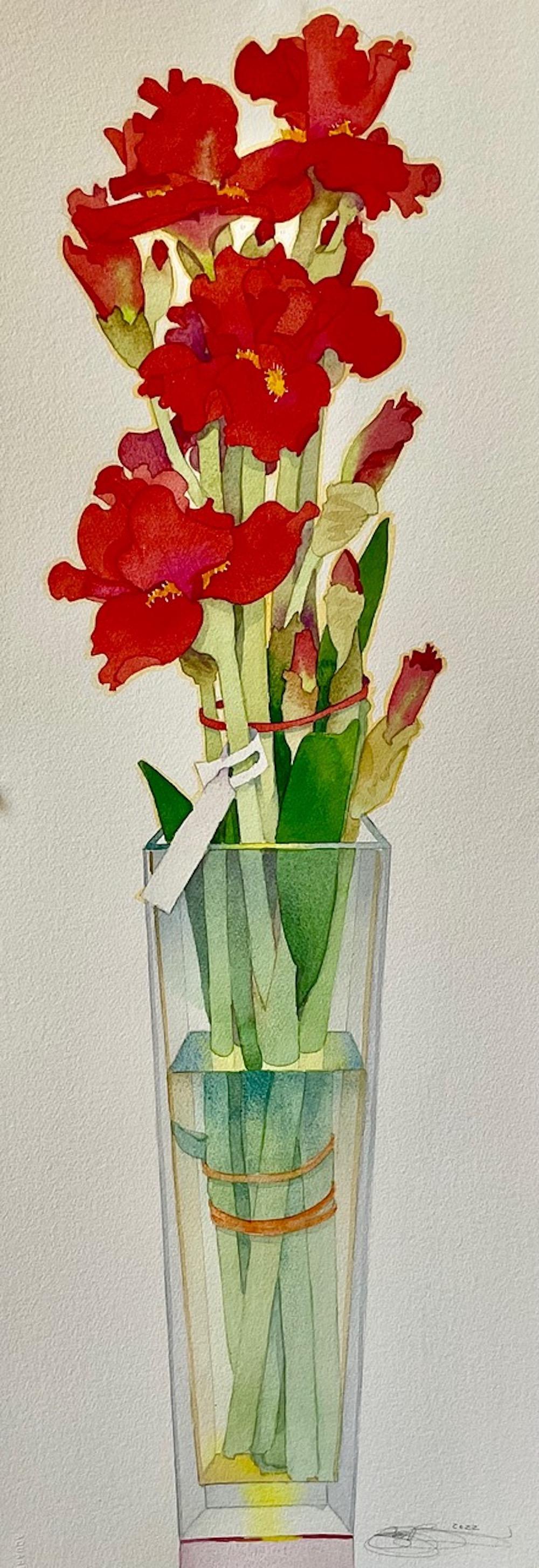 Gary Bukovnik Still-Life - Red Iris