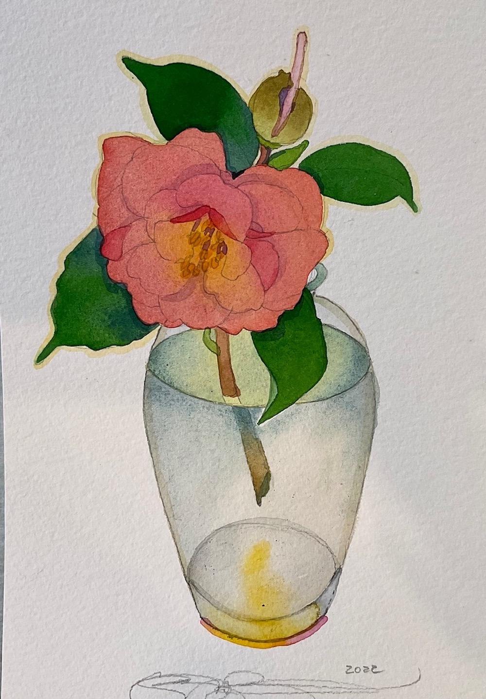 Gary Bukovnik Still-Life - Camellia Study no. 1