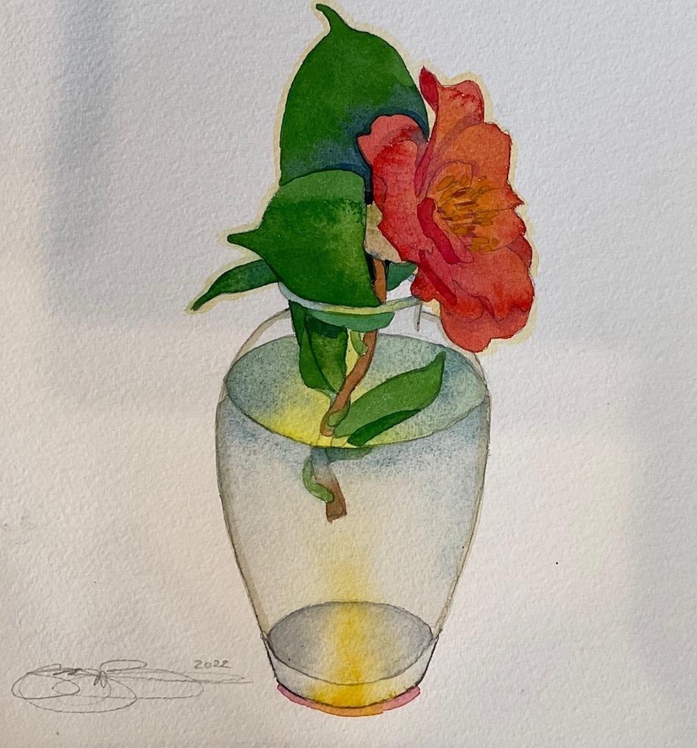 Gary Bukovnik Still-Life - Camellia Study no. 2