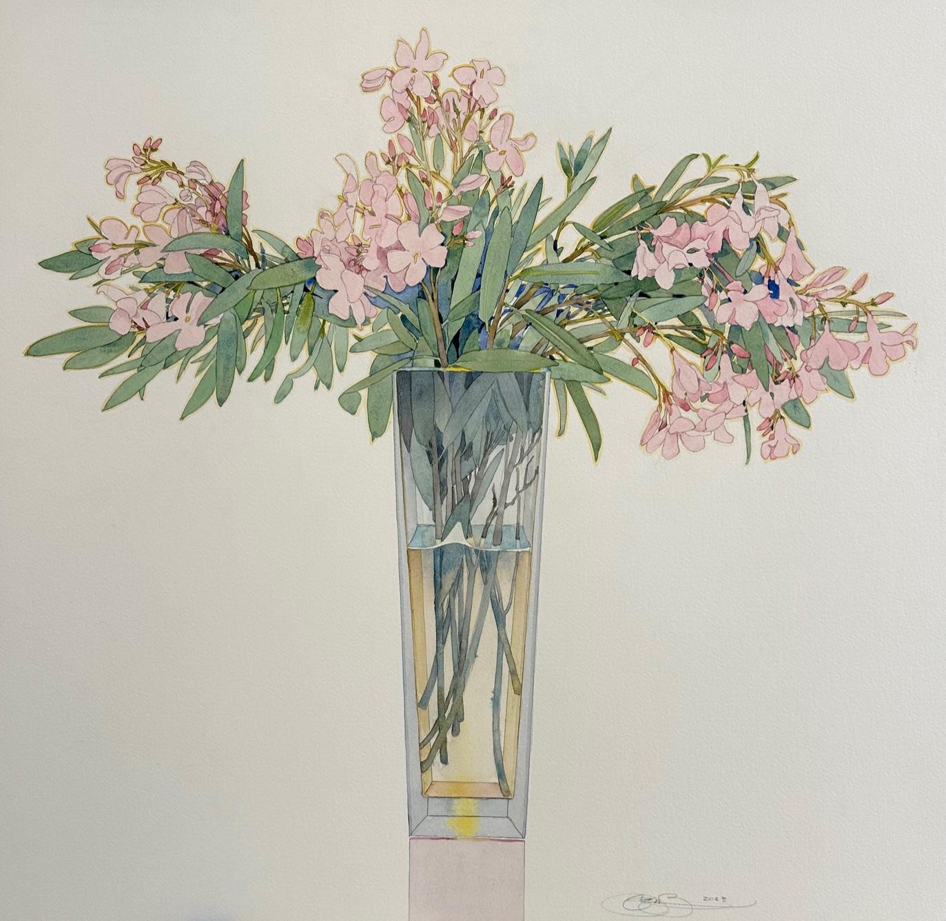 Oleander Still Life - Art by Gary Bukovnik