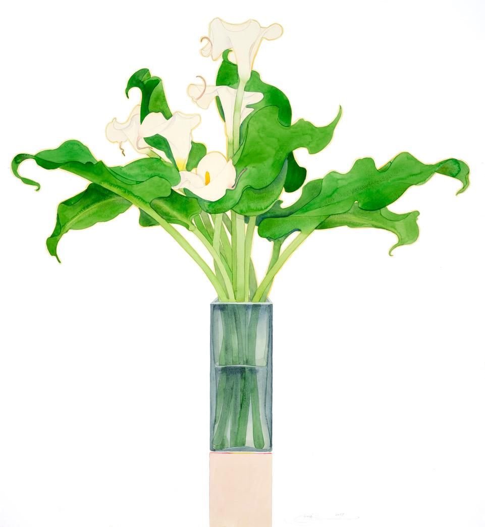 Still-Life Painting de Gary Bukovnik - Lirio Calla