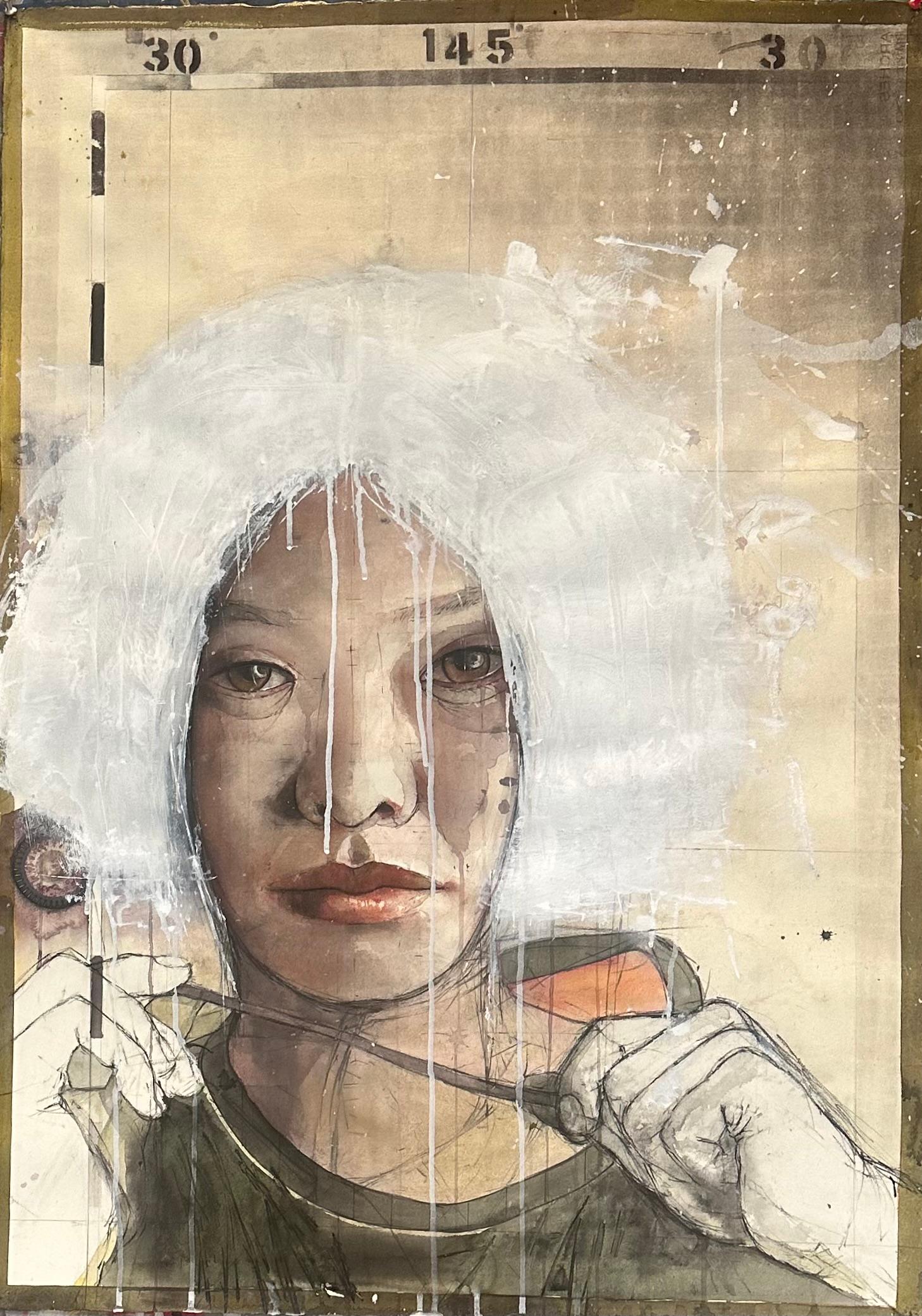 Stephen Namara Portrait - LiLu, (You chose to look)