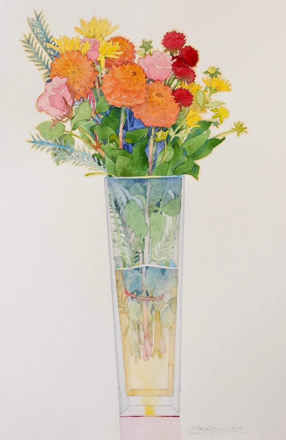 Gary Bukovnik Still-Life Painting - A Gift From a Friend