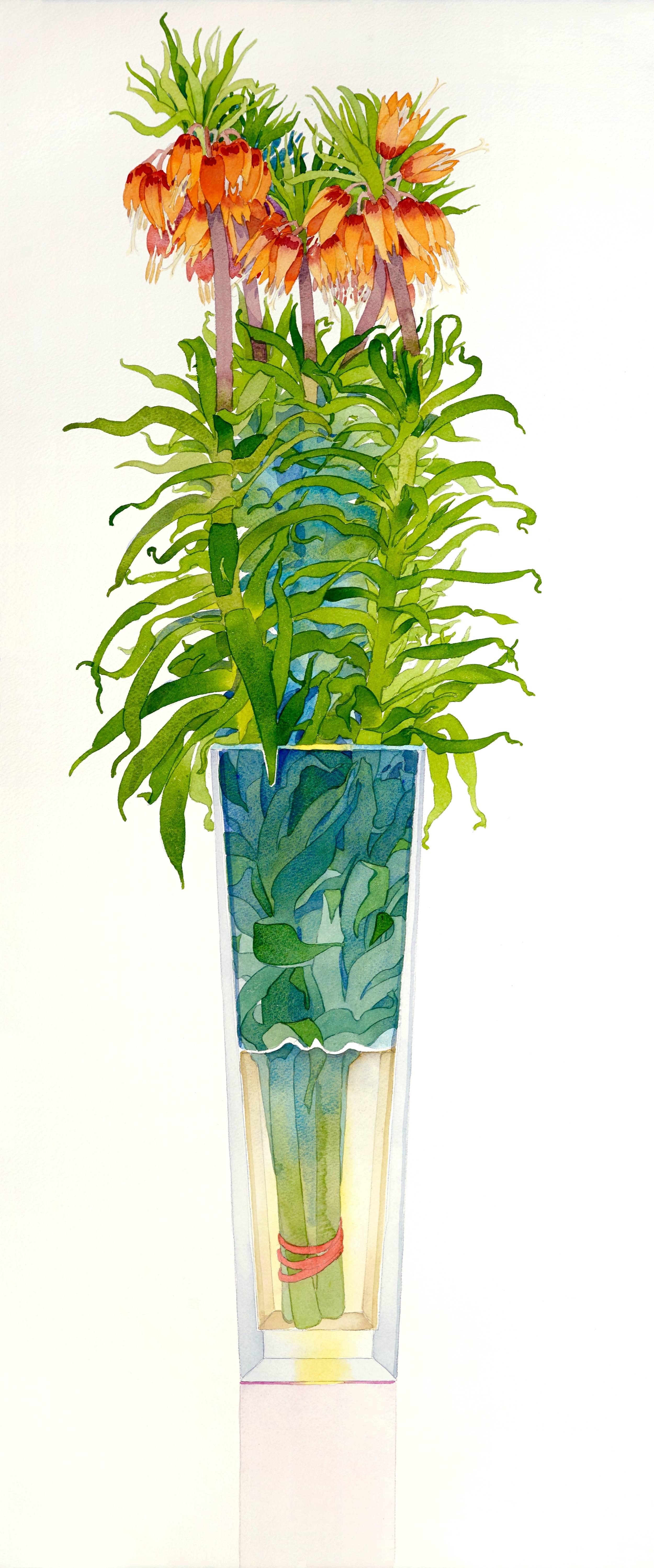 Gary Bukovnik Still-Life - Grandiflora / watercolor