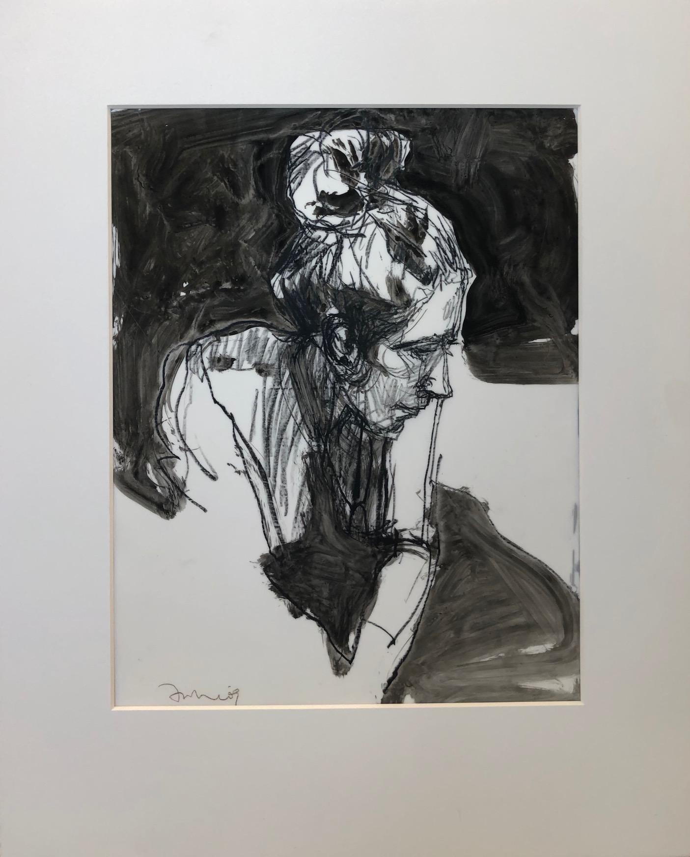 ink portrait drawing