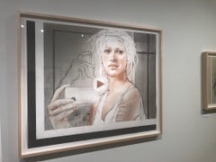 Apple and Evelyn / figurative work on paper - gorgeous