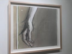 HAND STUDY / A woman's hand - original drawing / painting