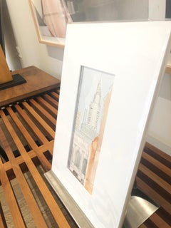 Grand Central and Chrysler Building, New York - matted in archival sleeve