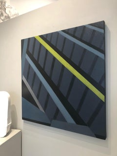 Subyacentes / tinta de medianoche azul, arquitectura, minimalismo, geometría