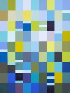 Puerto de Hyannis - geometría abstracta azul