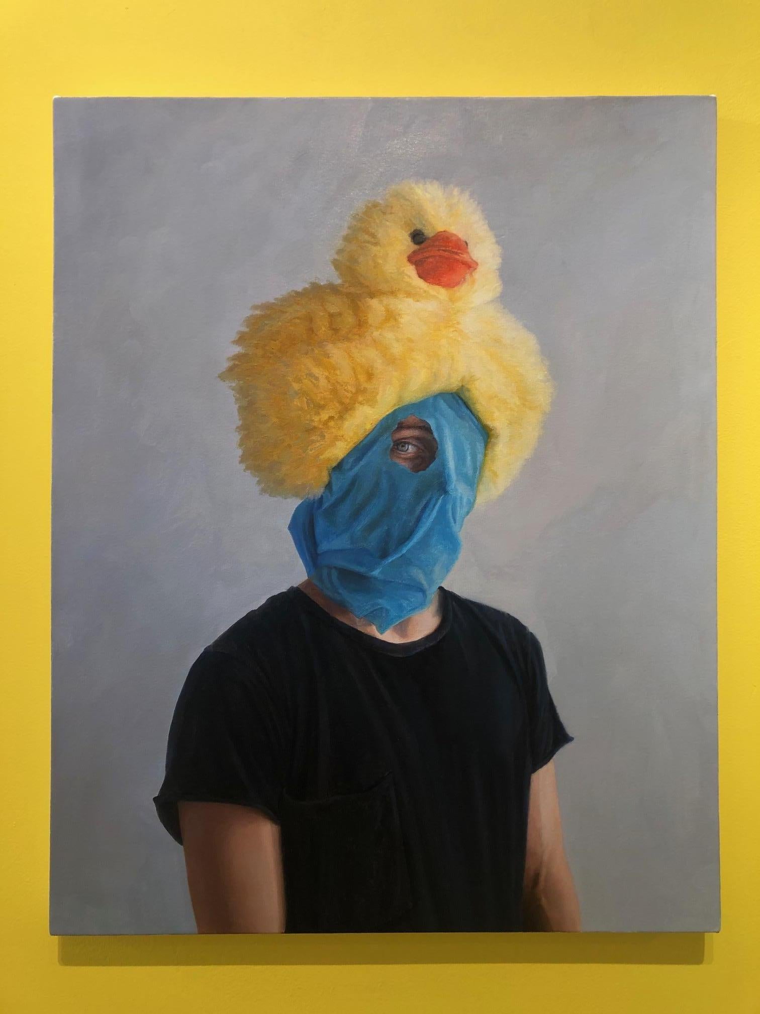 Sitting Duck - Painting by Tamera Avery