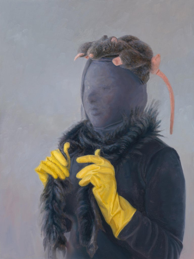 Tamera Avery Portrait Painting - Rat Tales