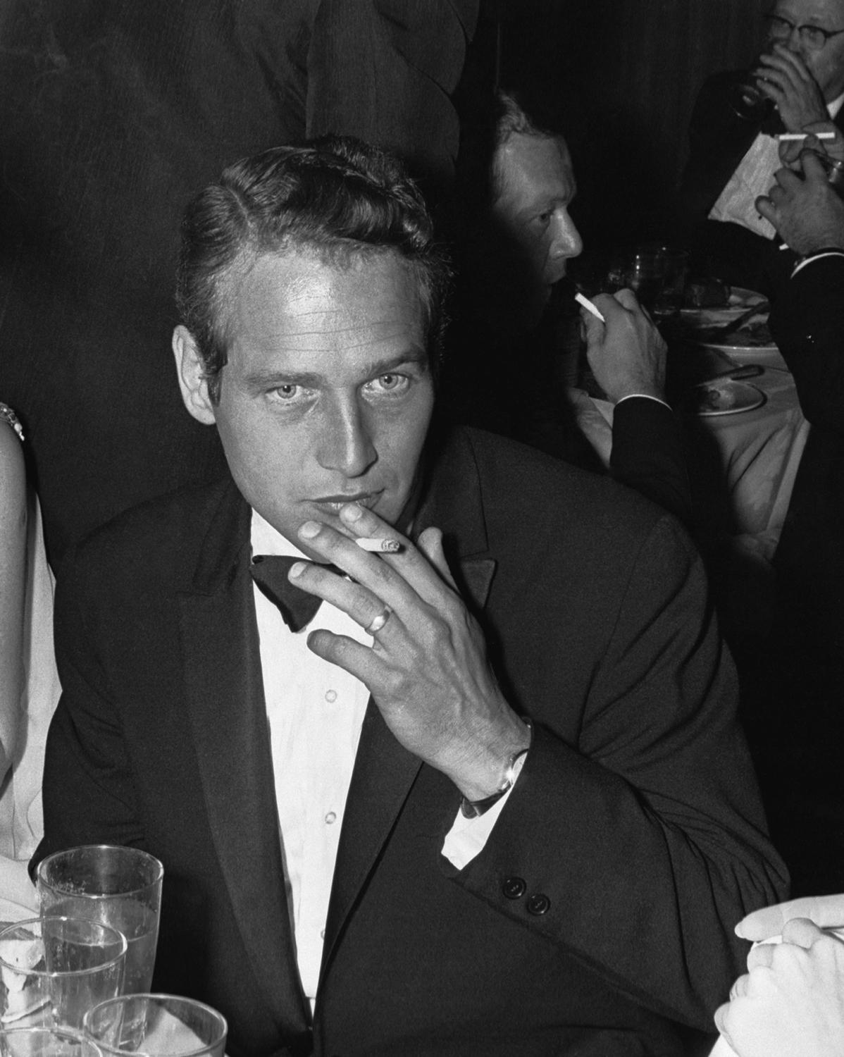 Paul Newman Portrait - Limited Edition Giant Oversize Silver Gelatin Print  - Photograph by William Lovelace