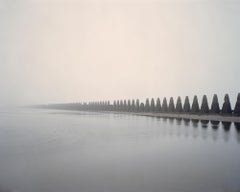 Le dernier pied de l'île de Cramond, Firth of Forth, Écosse