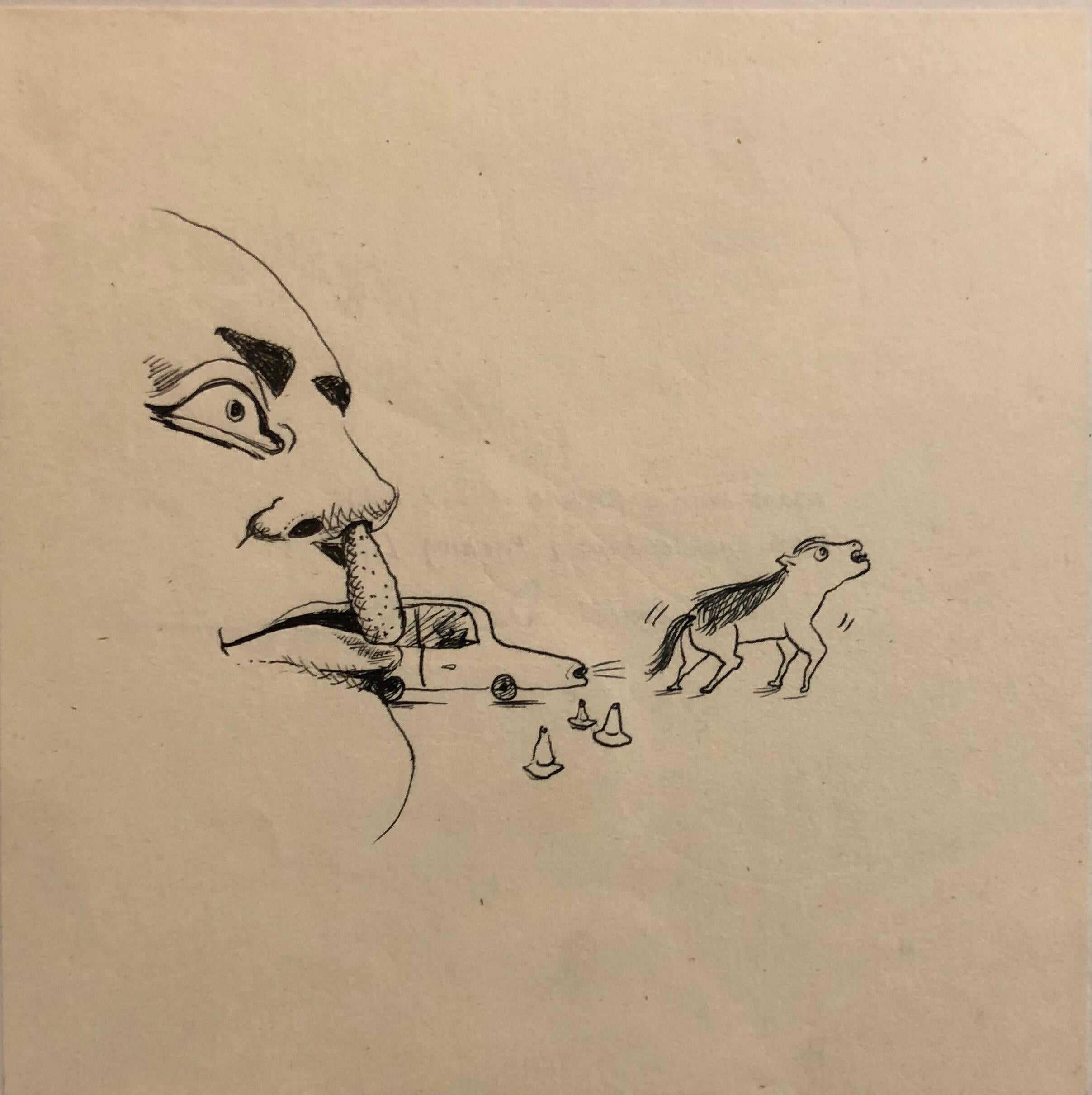 David Humphrey Animal Art - Collaborative Contemporary Surrealist Cartoon Drawing Humphrey + Coates