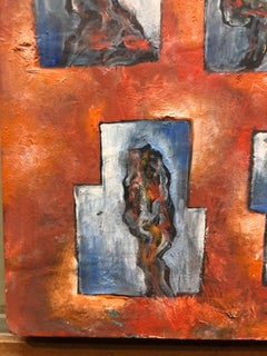 Matthias Alfen German Sculptor Modern Expressionist Painting Psychogram