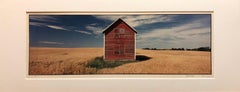 Everts Township Homestead, Summer. Large Panoramic Color Photograph Signed