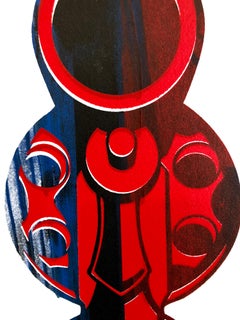 Peinture - Street Art - Technique mixte - «ang » - Artiste latino californien de style graffiti