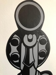 Street Art Mixed Media Painting "Bang" Graffiti Style California Latino Artist