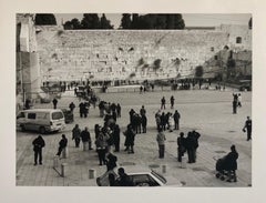 Jerusalem, Israel Western Wall Ed of 5 Vintage Silver gelatin Photograph Print