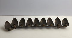 Rare Prototype Modern Israeli Judaica Menorah by Ludwig Wolpert Jewish Sculpture