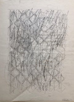 Abstract Expressionist Pencil Drawing Katherine Porter