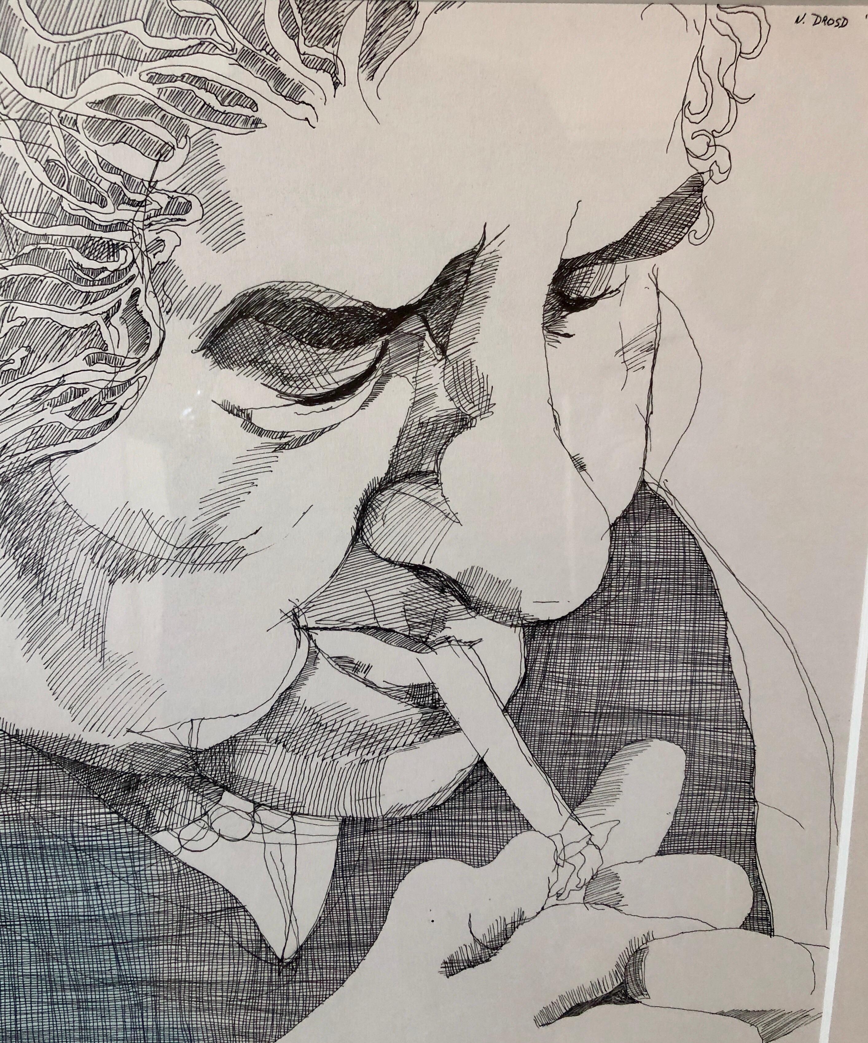 golda meir drawing