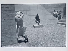 Vintage Silver Gelatin Print Photo Israel Museum Sculpture Jerusalem Photograph