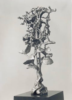 Fotografia d'epoca alla gelatina d'argento Jacques Lipchitz Scultura in bronzo Foto firmata