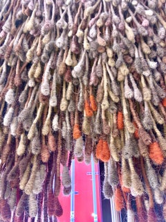 Large Colombian Tapestry Wall Hanging Sculpture Horsehair Wool Fiber Textile Art