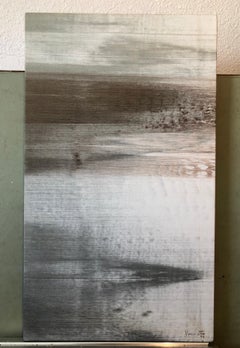 Canadian Modernist Abstract Expressionist Painting Color Field Claude Vermette