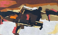 WPA Woman Artist Modernist Abstract Print