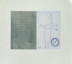 Israelische abstrakte, modernistische Farbradierung – Mineral-Kollektion