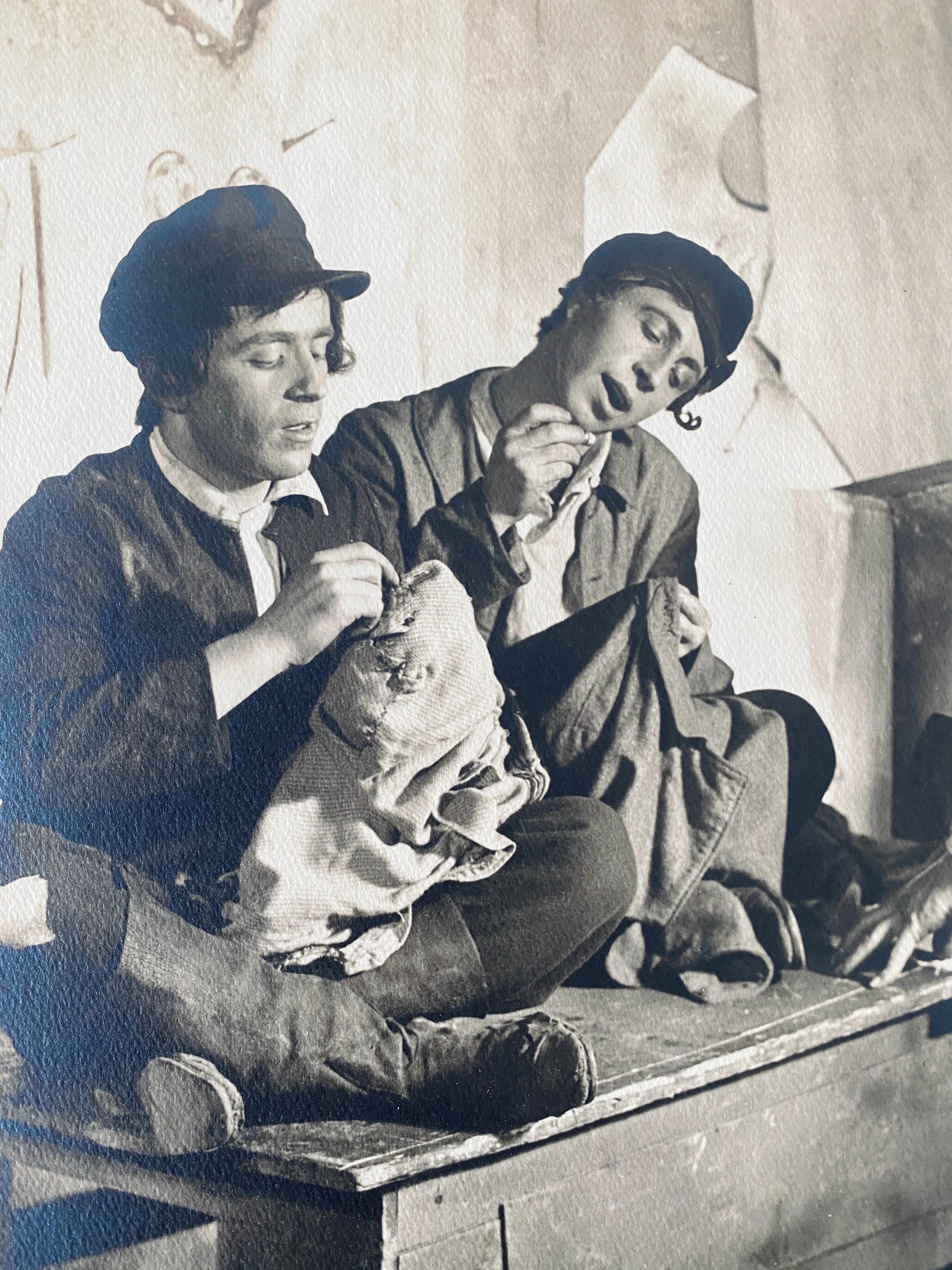 Artef Yiddish Theater Photograph  - Gray Black and White Photograph by Alfredo Valente 