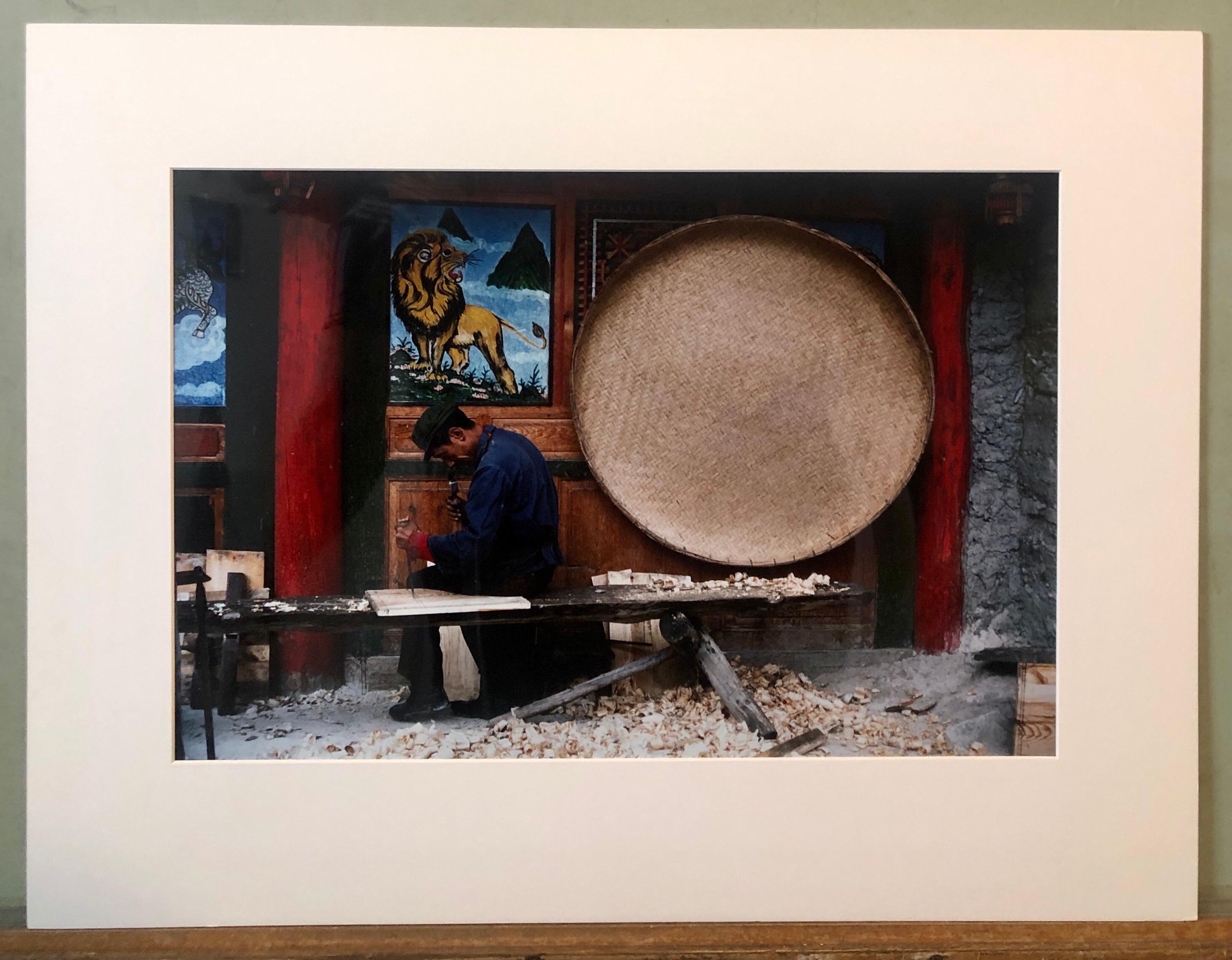Photographie vintage Cibachrome Jiuzhaigou Sichuan Chine imprimé photo couleur lion  en vente 8