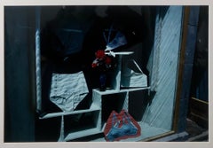 Fotografia d'epoca Cibachrome 1981 Pechino Cina Negozio di lingerie Stampa fotografica a colori