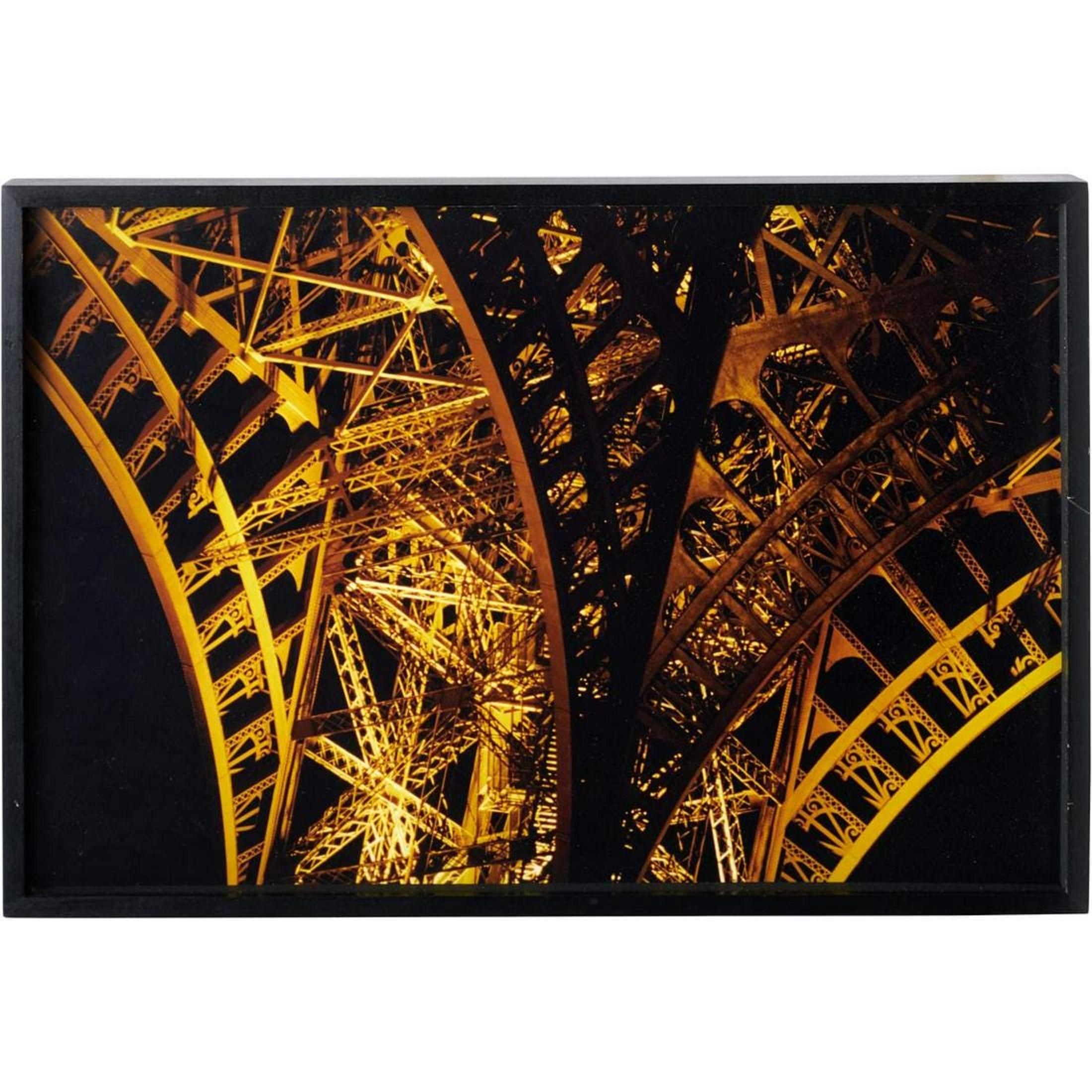 Vintage C Print Gold Color Photograph Eiffel Tower Paris France Cibachrome Photo