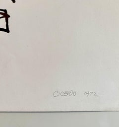 New York School Abstract Expressionist Drawing Watercolor Painting Carmen Cicero