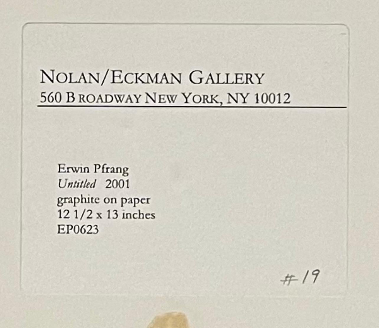 Deutsche Graphit-Bleistiftzeichnung, Erwin Pfrang Nolan Gallery NYC, Deutschland, Neo Expressionismus im Angebot 7