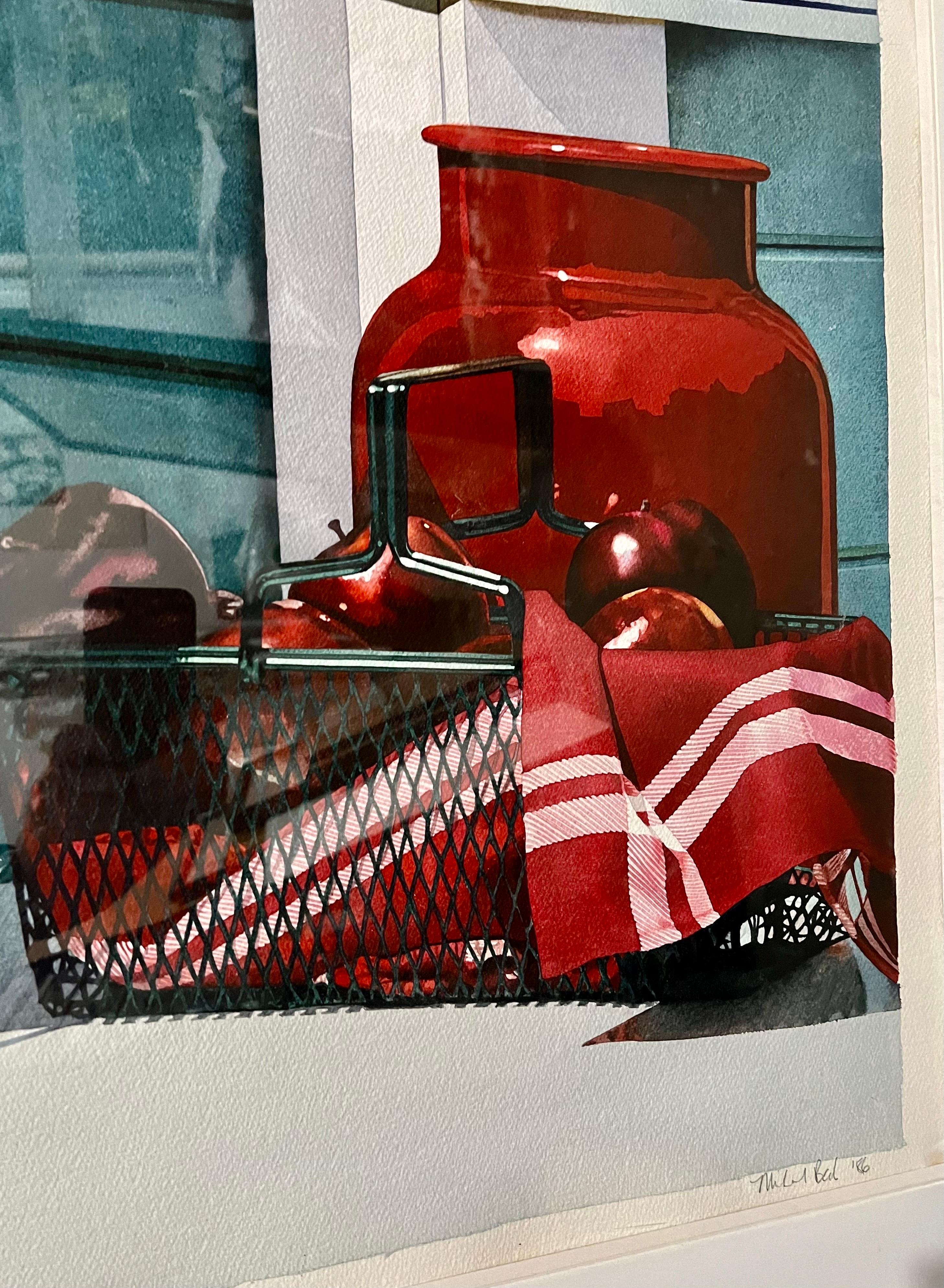 Gran Foto Realista Pop Art Pintura Acuarela Juguete Infantil Oso de Peluche Bloque en venta 12