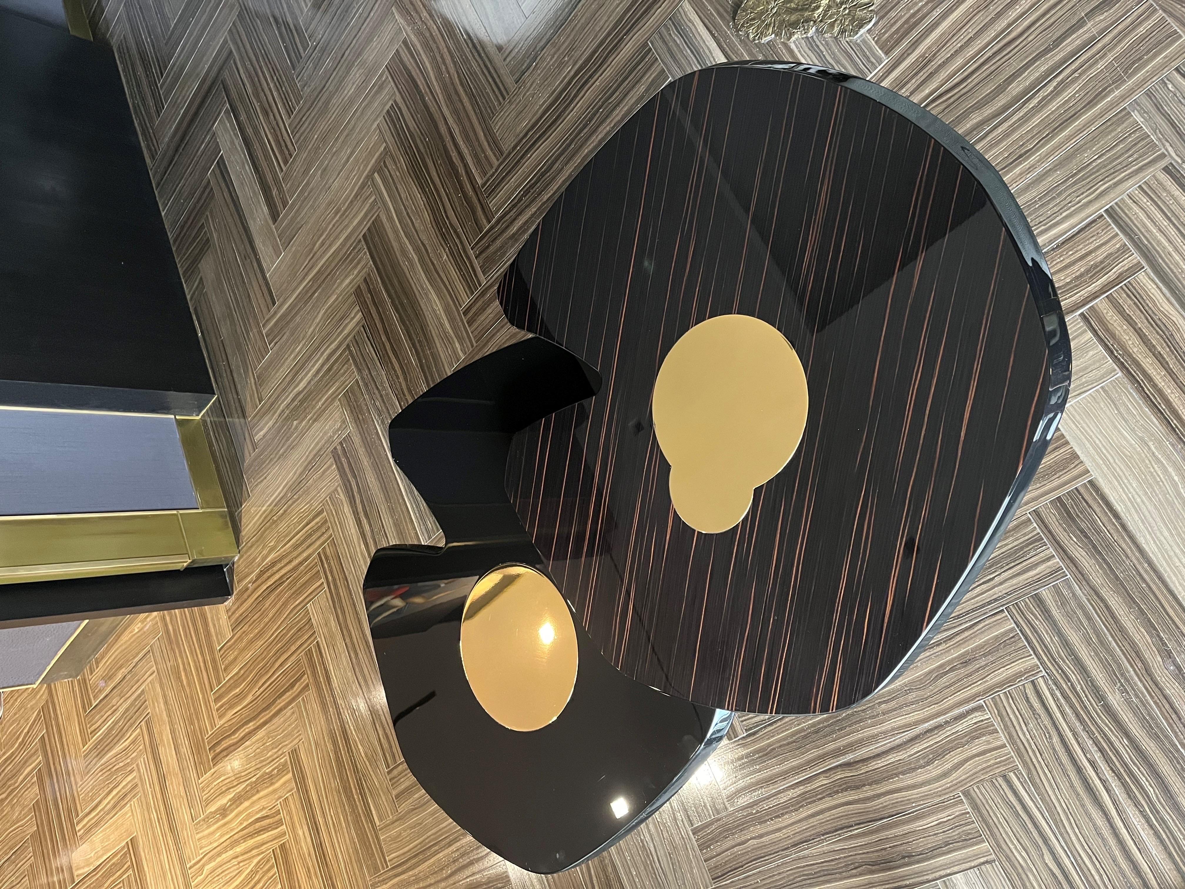 Rare paire de tables sculpturales italiennes Fendi Casa du designer français Thierry Lemaire 4