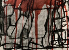 Grafica audace Espressionismo astratto Pittura a tecnica mista Richard Snyder NYC Art