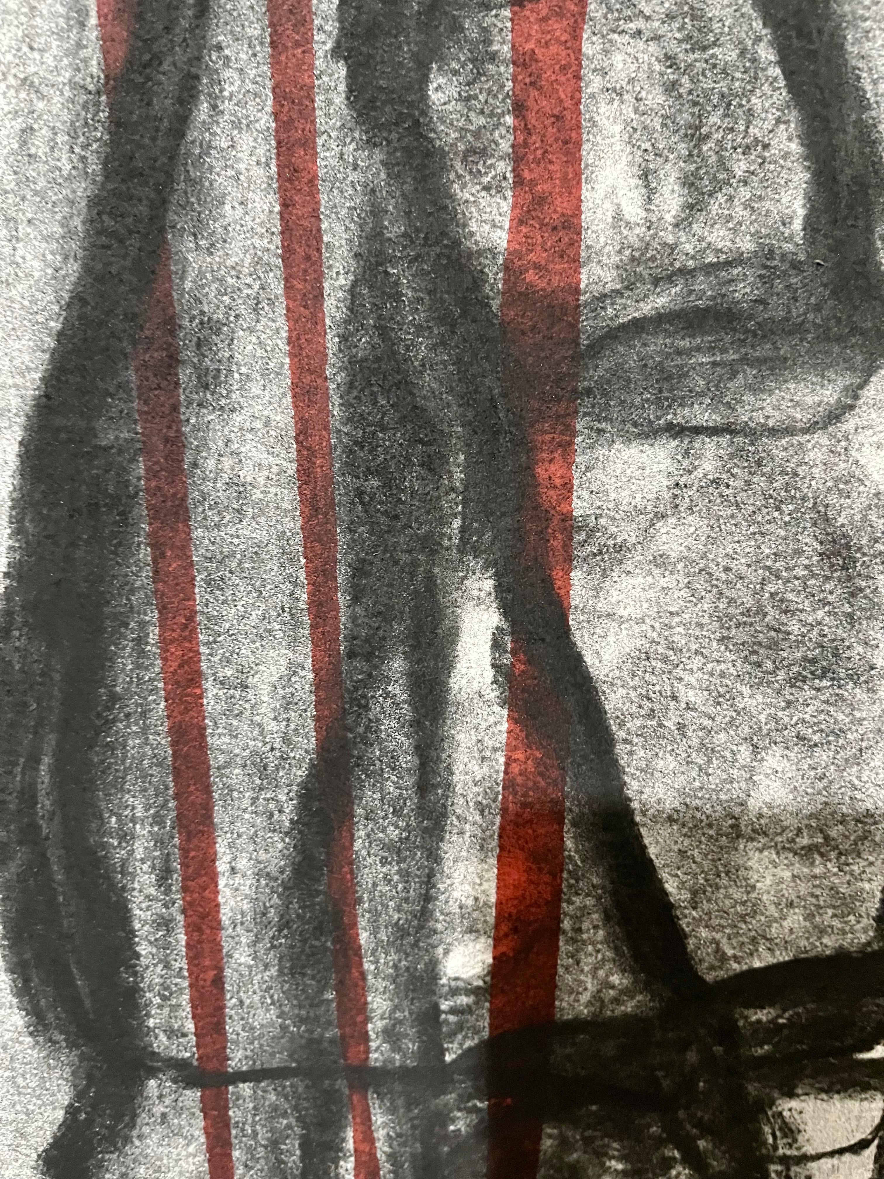 Peinture expressionniste abstraite et audacieuse des techniques mixtes Richard Snyder NYC Art en vente 3
