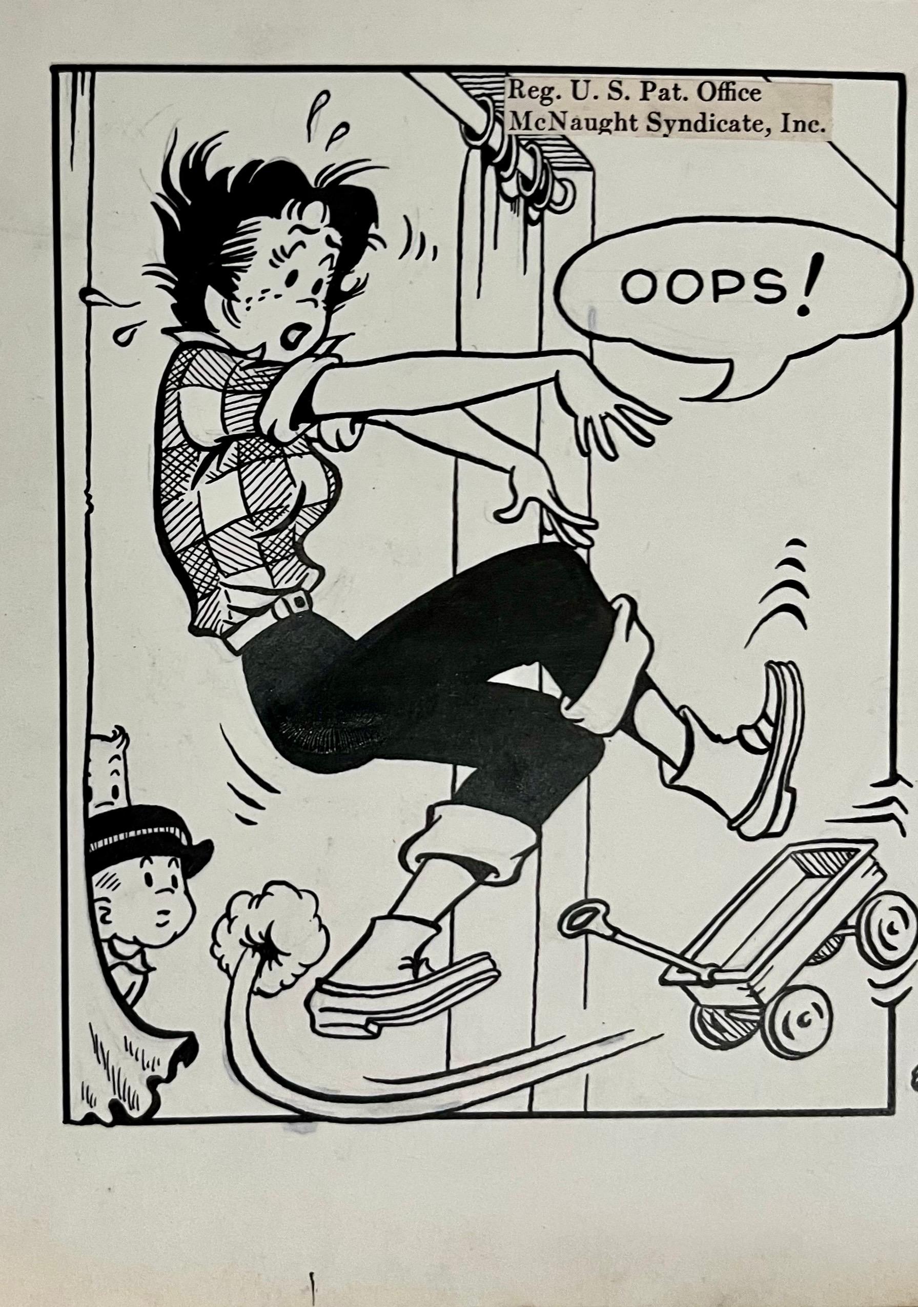 SUSIE Q. SMITH
Media: Fumetti su giornali
Distribuito da: King Features Syndicate
Apparso per la prima volta: 1945
Creatori: Linda e Jerry Walter

6.5 X 18

Come le sue contemporanee, Aggie Mack, Candy e Patsy Walker (prima della sua conversione a