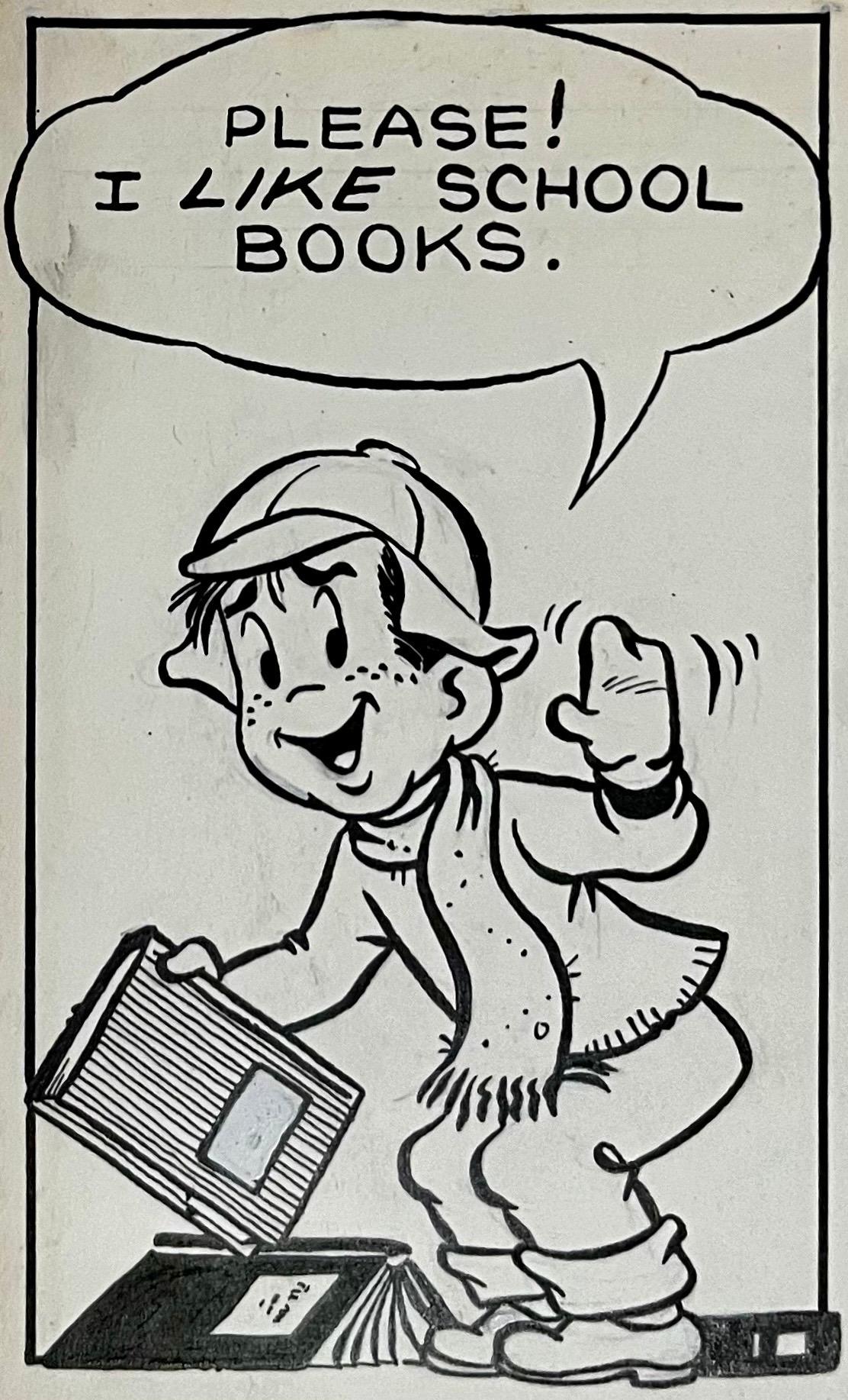 Raro Dibujo Original a Tinta de los años 50 Sindicado Tira cómica Susie Q Smith Comic Art en venta 2